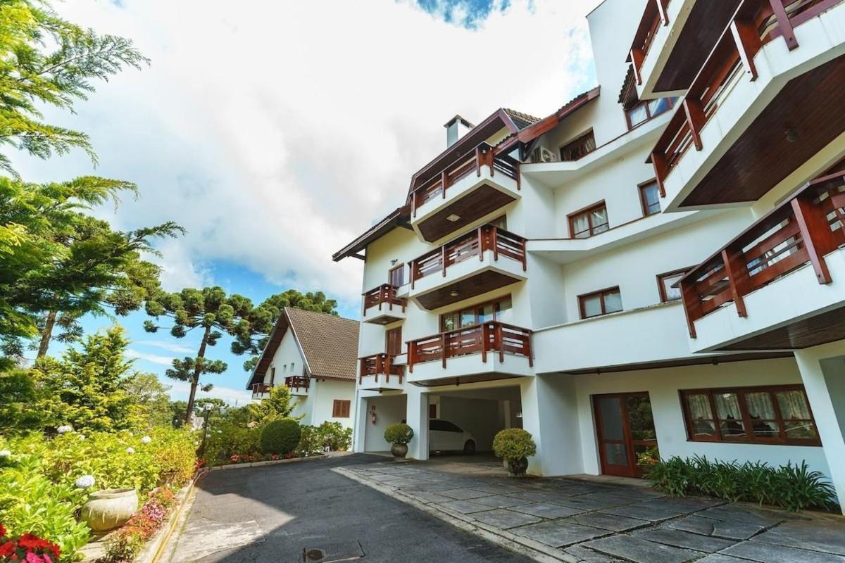 Classico E Aconchegante No Capivari Com Lareira Apartamento Campos do Jordão