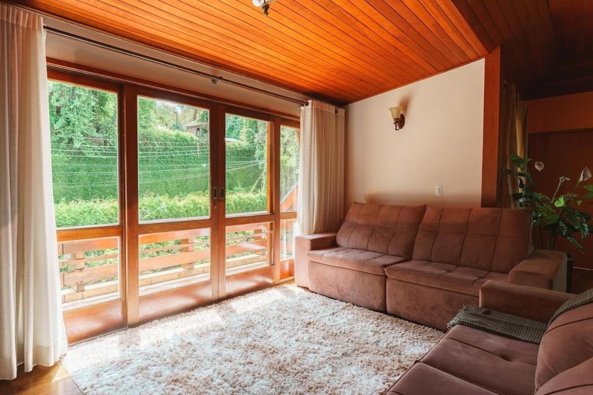 Classico E Aconchegante No Capivari Com Lareira Apartamento Campos do Jordão
